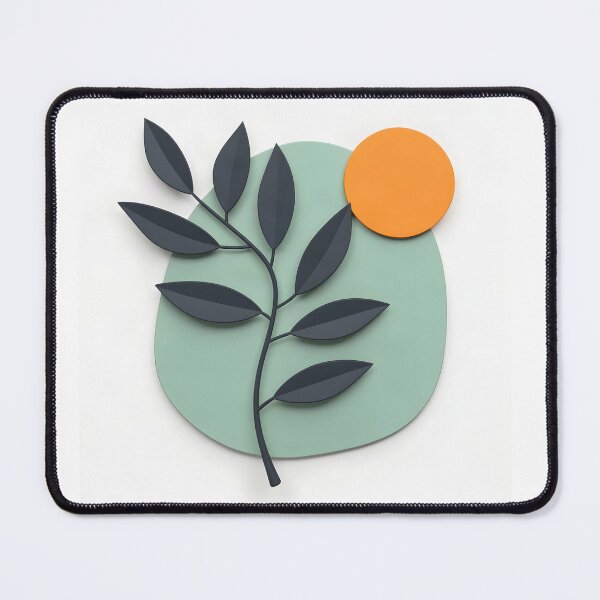 Item preview, Minimalist Leaf and Sun Design designed and sold by Vicky Brago-Mitchell®.