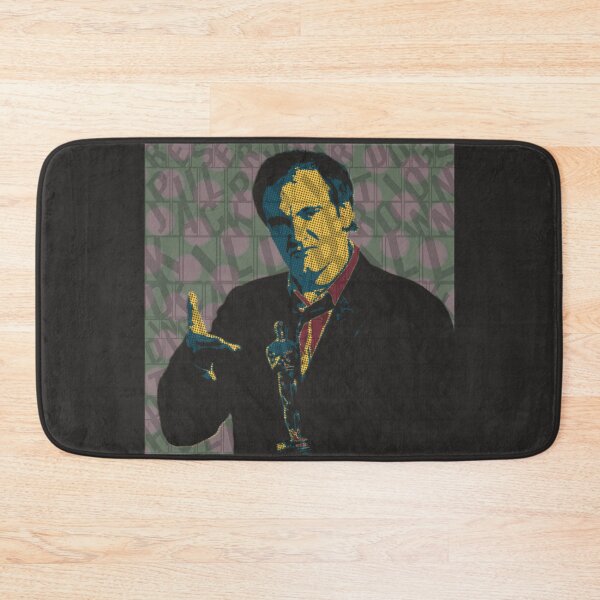 Item preview, Quentin Tarantino Fan Pop-Art Portrait (CMYK frenzy version) designed and sold by Cathedral of Curiosity.