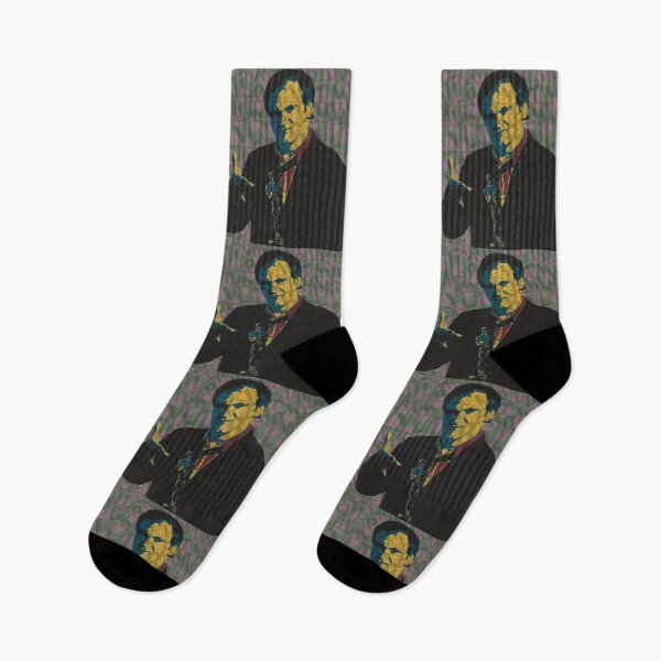 Item preview, Quentin Tarantino Fan Pop-Art Portrait (CMYK frenzy version) designed and sold by Cathedral of Curiosity.