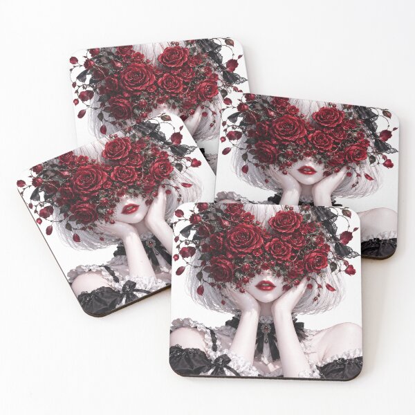 Item preview, Crimson Rose Gothic Lolita designed and sold by kaipapershop.