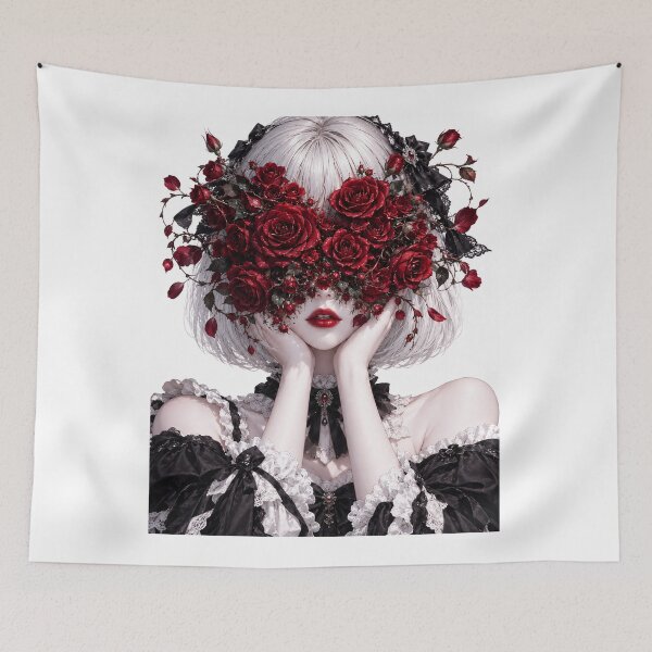 Item preview, Crimson Rose Gothic Lolita designed and sold by kaipapershop.