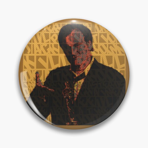 Item preview, Quentin Tarantino Fan Pop-Art Portrait (interference version) designed and sold by Cathedral of Curiosity.