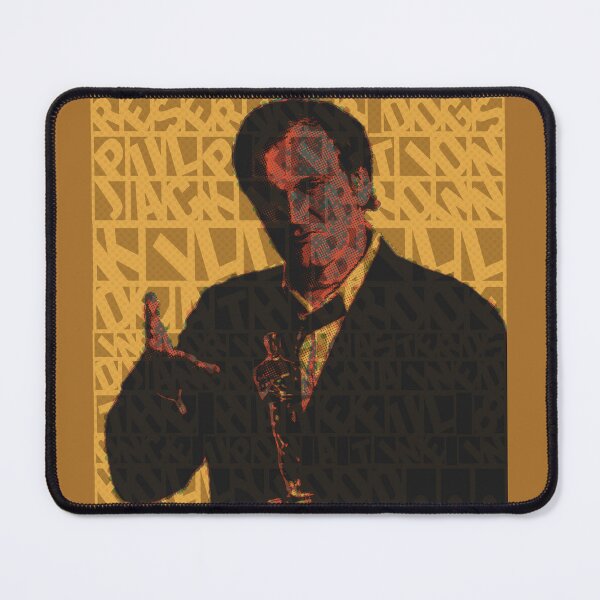 Item preview, Quentin Tarantino Fan Pop-Art Portrait (interference version) designed and sold by Cathedral of Curiosity.