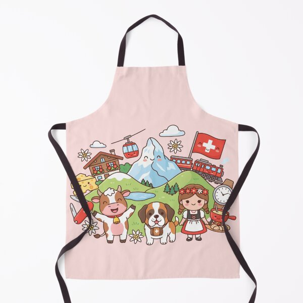 Item preview, Cute Switzerland Kawaii Doodles designed and sold by Amir Faysal.