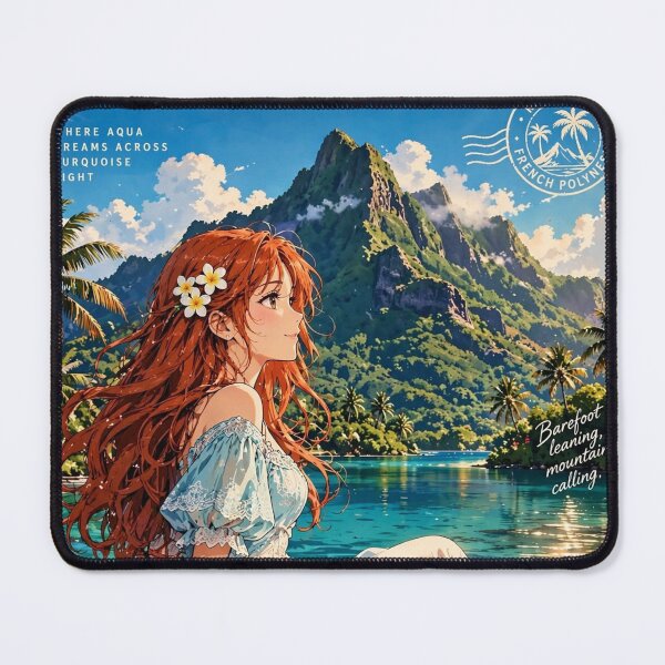 Item preview, French Polynesia — Moorea — Barefoot Above the Turquoise Lagoon designed and sold by DibujandoPorfa.