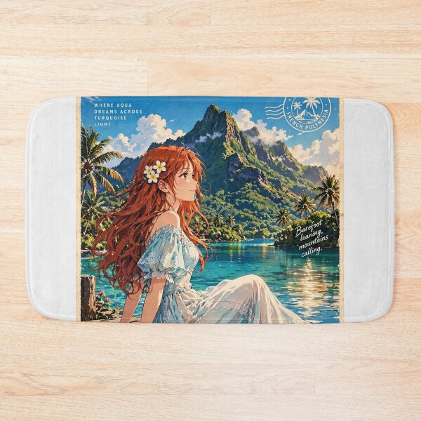Item preview, French Polynesia — Moorea — Barefoot Above the Turquoise Lagoon designed and sold by DibujandoPorfa.