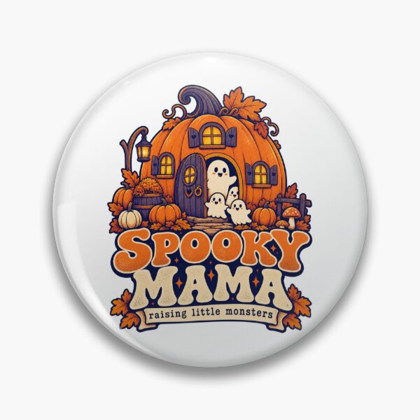 Item preview, Spooky Mama Pumpkin House designed and sold by LuveraxArt.