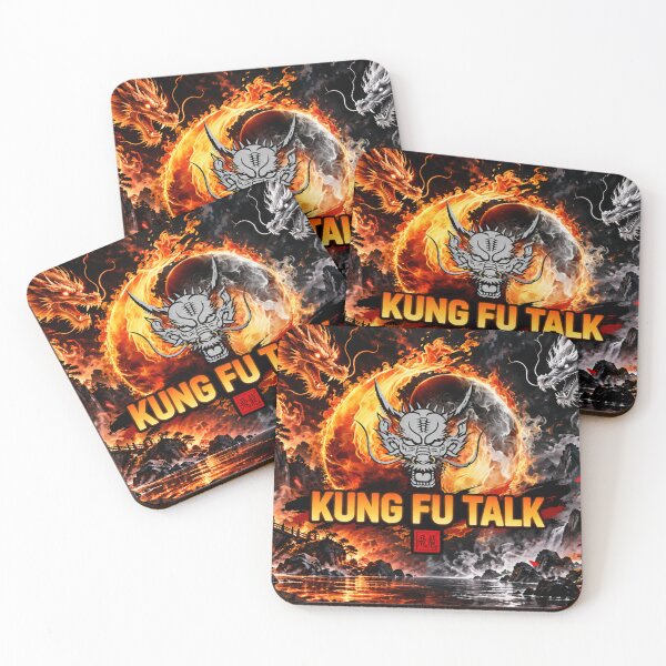 Item preview, Kung Fu Talk Fire and Shadow Dragon Martial Arts designed and sold by Fei Long Design Hub.