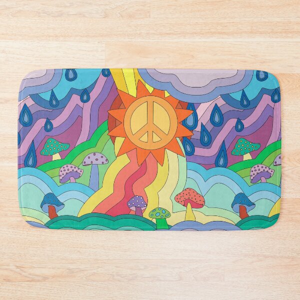 Item preview, Psychedelic Hidden Hills designed and sold by YesterdayColl.
