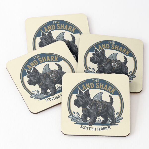 Item preview, The Land Shark – Scottish Terrier Edition designed and sold by Vin  Zzep.