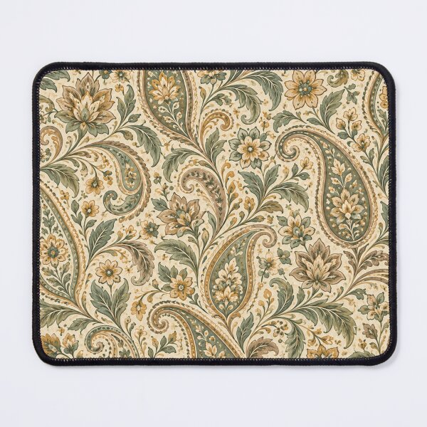 Item preview, Sage Beige Paisley – Vintage Ornamental Boho Pattern designed and sold by Apex Designs.