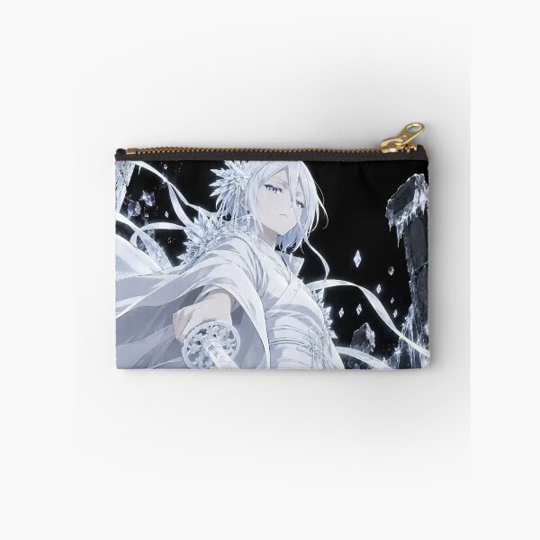 Item preview, Frost Blossom Swordsman – White Haired Ice Samurai Winter Fantasy Art designed and sold by Dyan4.