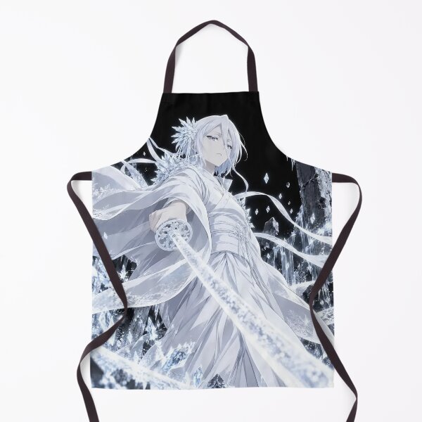 Item preview, Frost Blossom Swordsman – White Haired Ice Samurai Winter Fantasy Art designed and sold by Dyan4.