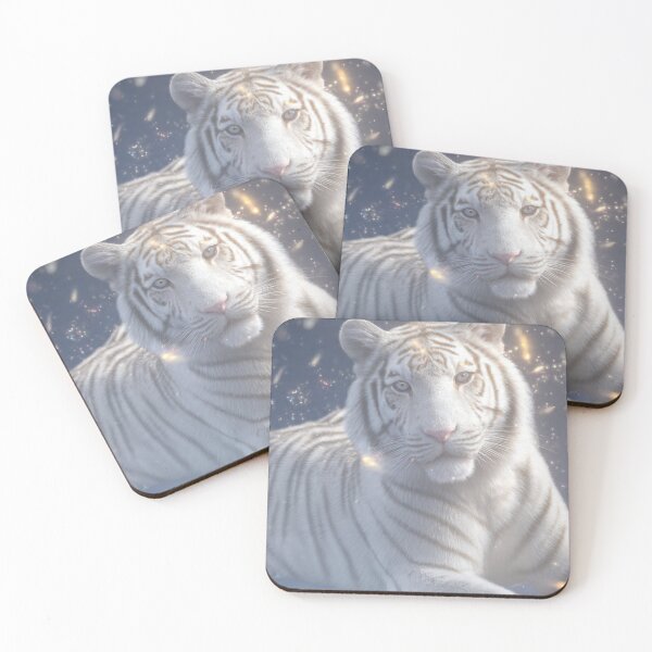 Item preview, Celestial Guardian – White Tiger Dreamscape designed and sold by TreatLLC.