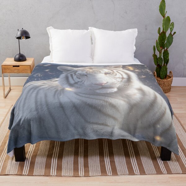 Item preview, Celestial Guardian – White Tiger Dreamscape designed and sold by TreatLLC.