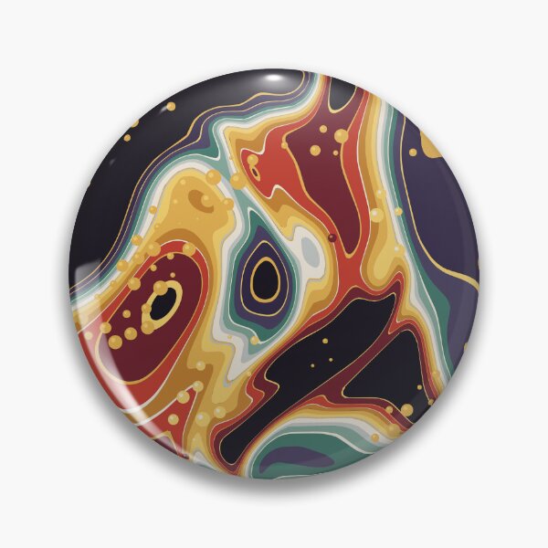 Item preview, Galactic Alchemy - Psychedelic Liquid Marble Pattern designed and sold by Shiri Mor Arts.