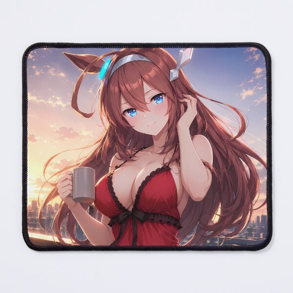 Item preview, Mihono Bourbon Uma Musume Sunset Balcony Coffee designed and sold by mildaclairmo.