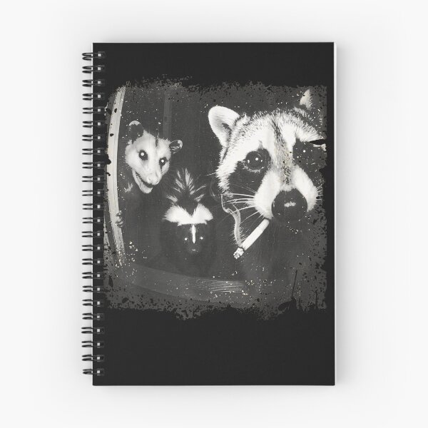Item preview, Trash Panda Night Crew Vintage Raccoon Opossum Skunk designed and sold by leevekaArt.