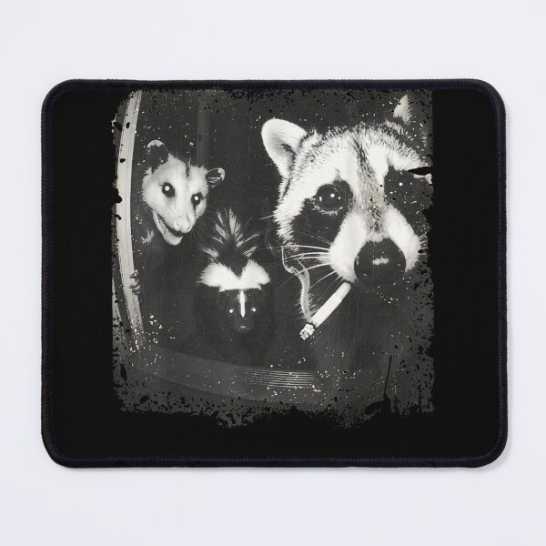 Item preview, Trash Panda Night Crew Vintage Raccoon Opossum Skunk designed and sold by leevekaArt.