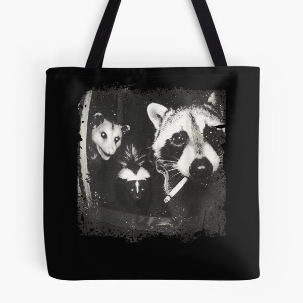 Item preview, Trash Panda Night Crew Vintage Raccoon Opossum Skunk designed and sold by leevekaArt.
