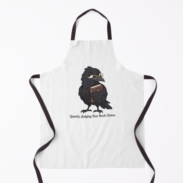 Item preview, Crow Librarian Judging Book Choice designed and sold by Inkworksbyshery.