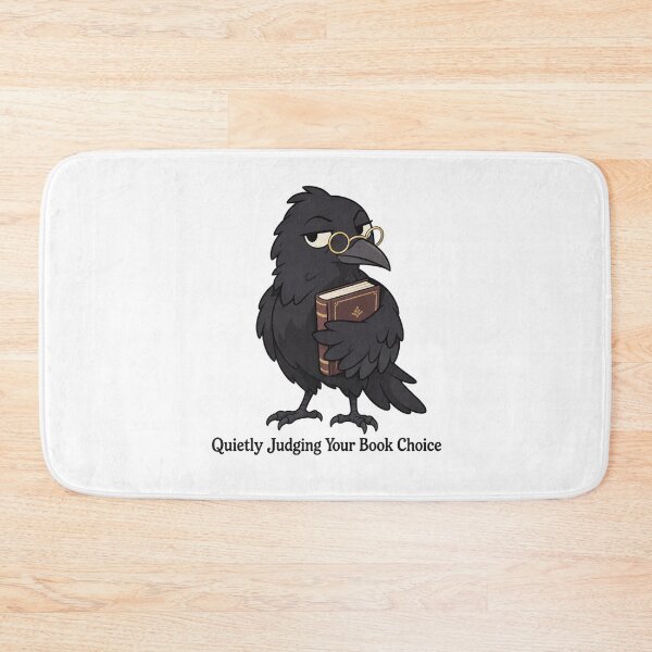 Item preview, Crow Librarian Judging Book Choice designed and sold by Inkworksbyshery.