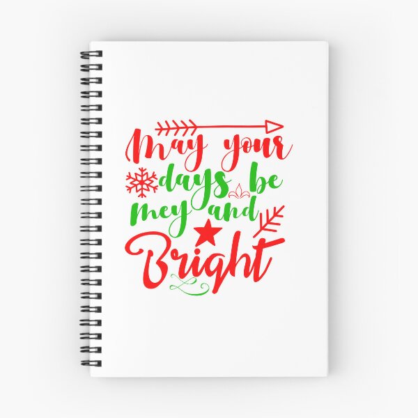 Item preview, May Your Days Be Merry and Bright Christmas Design designed and sold by FuzionRaptor.