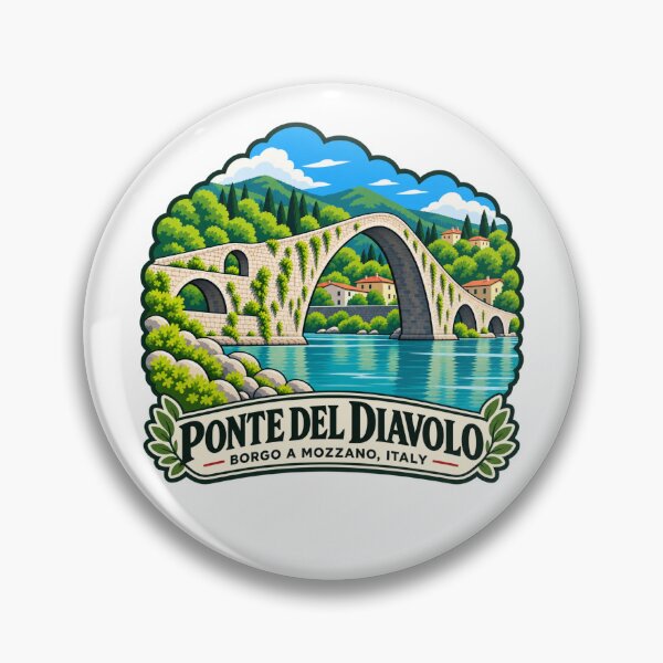 Item preview, Ponte del Diavolo - Borgo a Mozzano, Italy designed and sold by Myra365Art.