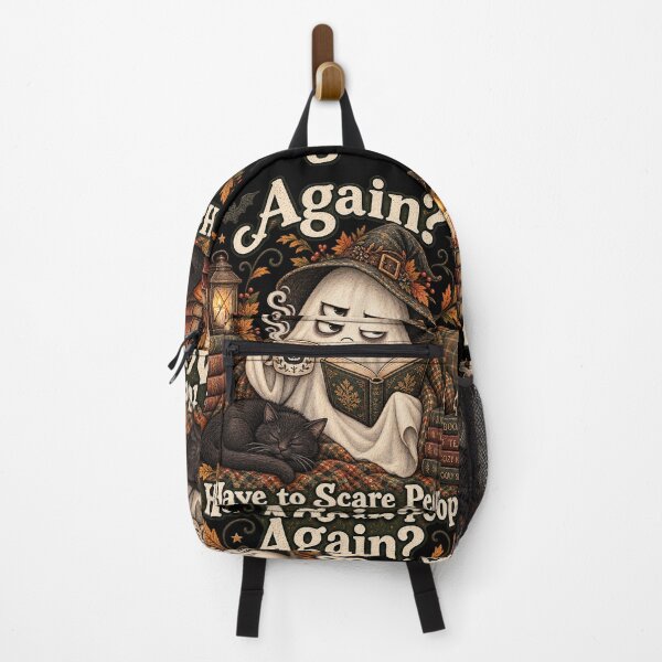 Item preview, Again? I Have to Scare People Again? – Funny Ghost designed and sold by Scarlett-Goods.