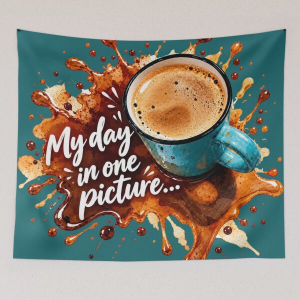 Item preview, My Day in One Picture – Neurodivergent Coffee Chaos designed and sold by CollectionsJEm.