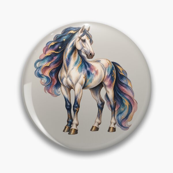 Item preview, Nebula Horse Celestial Watercolor Art designed and sold by  MAD's Recreation Studio.