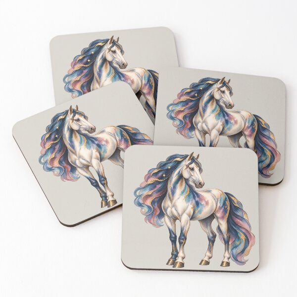 Item preview, Nebula Horse Celestial Watercolor Art designed and sold by  MAD's Recreation Studio.