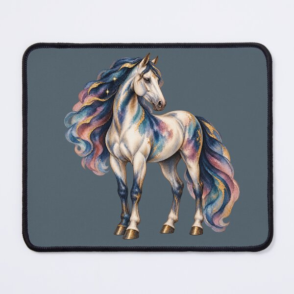 Item preview, Nebula Horse Celestial Watercolor Art designed and sold by MAD's Recreation Studio.