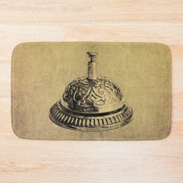 Item preview, Ornate Antique Brass Call Bell Yellow designed and sold by Ghoul Enterprises.