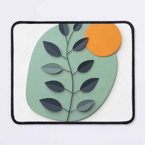 Item preview, Minimalist Leaf and Sun Design designed and sold by Vicky Brago-Mitchell®.