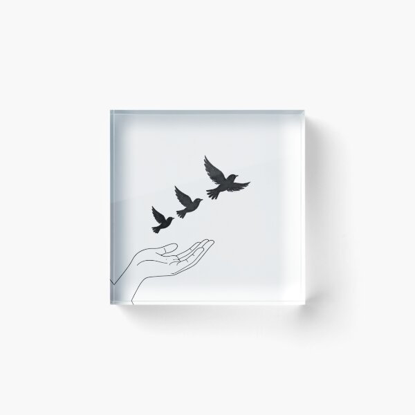 Item preview, Let Them – Hand Releasing Birds designed and sold by zmsl.