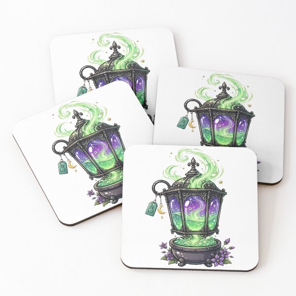 Item preview, Bubbling Potion Lantern Halloween Gift designed and sold by LunaGlow Studio.