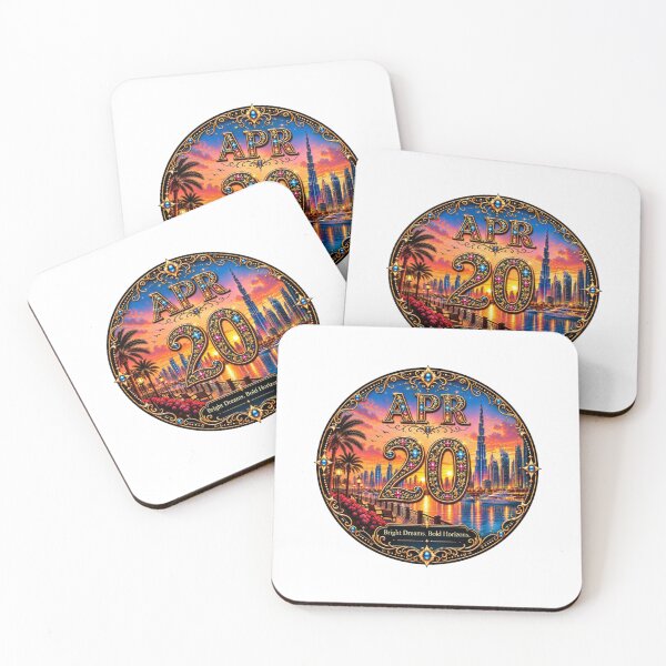Item preview, April 20 Birthday Dubai Skyline Sunset Design | Luxury City Gift designed and sold by LunaMoments.
