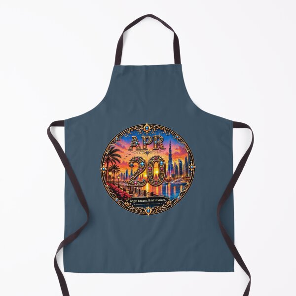 Item preview, April 20 Birthday Dubai Skyline Sunset Design | Luxury City Gift designed and sold by LunaMoments.