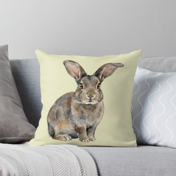 Item preview, Watercolor Forest Rabbit - Vintage Illustration of a Brown Rabbit designed and sold by SuperMama1973.