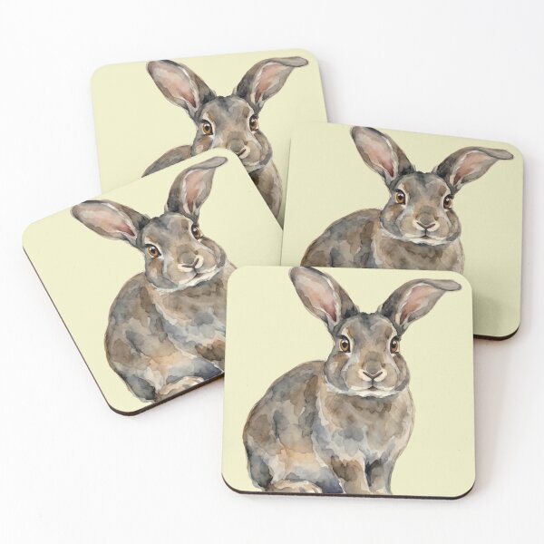 Item preview, Watercolor Forest Rabbit - Vintage Illustration of a Brown Rabbit designed and sold by SuperMama1973.