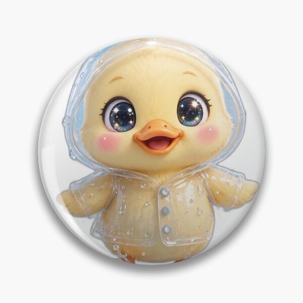 Aperçu de l'œuvre Puddles le canard kawaii créée et vendue par PirateDee.