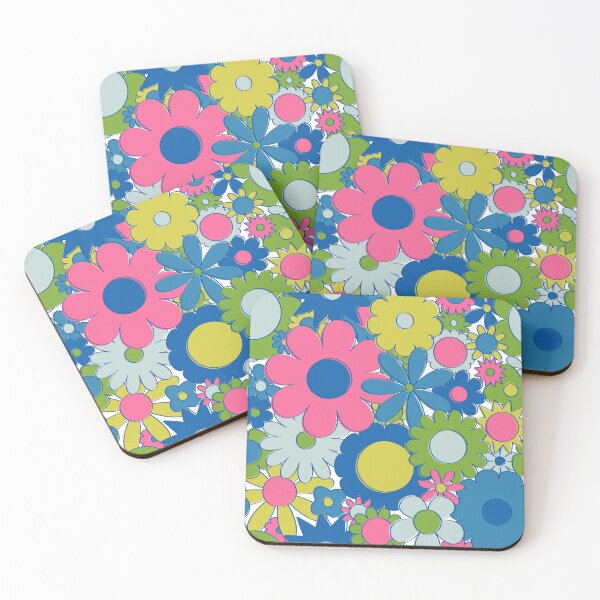 Item preview, Funky Daisy Floral in Neon designed and sold by YesterdayColl.