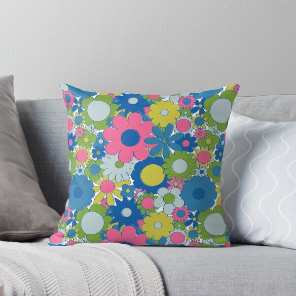 Item preview, Funky Daisy Floral in Neon designed and sold by YesterdayColl.