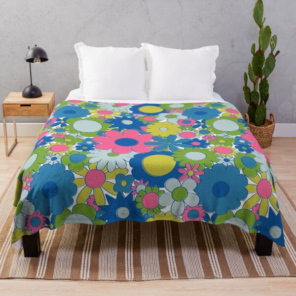 Item preview, Funky Daisy Floral in Neon designed and sold by YesterdayColl.