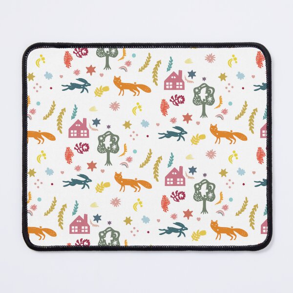 Item preview, Magical Woodland Night - Cute Forest Animals & Folk Pattern designed and sold by Qualali Studio.