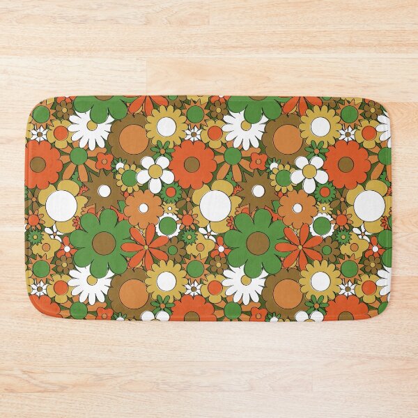 Item preview, Funky Daisy Floral in Harvest designed and sold by YesterdayColl.