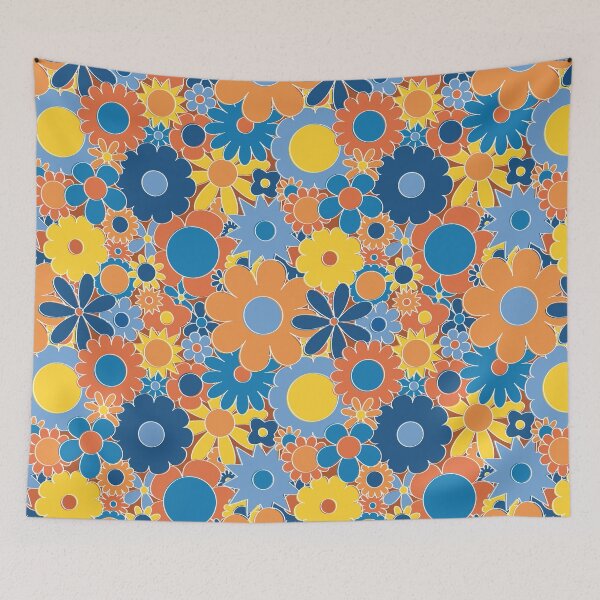 Item preview, Funky Daisy Floral in Sunny Daze designed and sold by YesterdayColl.