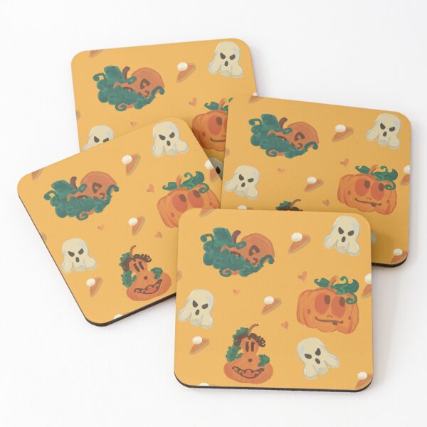 Item preview, Halloween vibe Pumpkins and Ghosts Pattern  2026 designed and sold by AirMoonB.