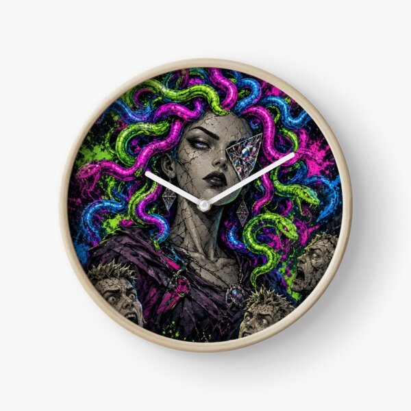 Item preview, Neon Medusa Greek Mythology Cyberpunk designed and sold by JonelleTshirts.